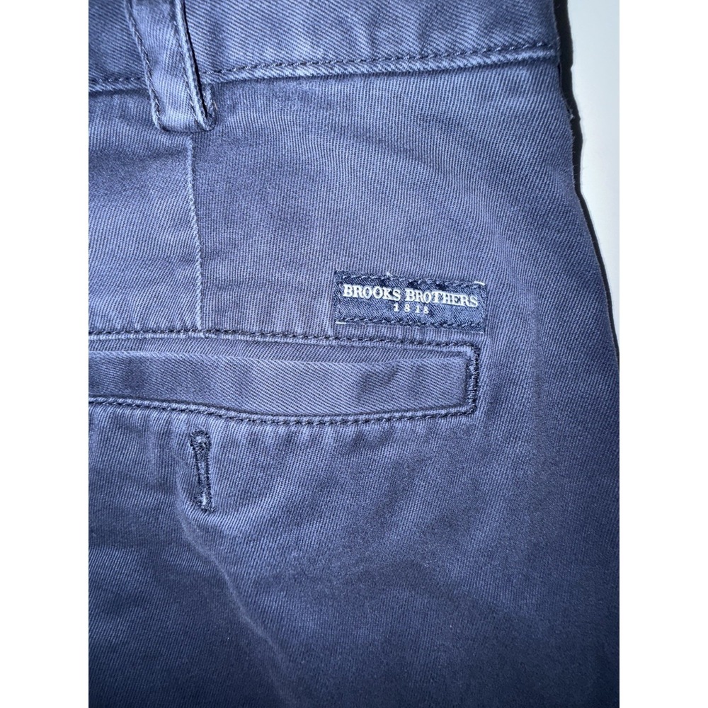 Brooks Brothers 1818 Men's Navy Blue Classic Chino Shorts 36x9 Casual Preppy B
